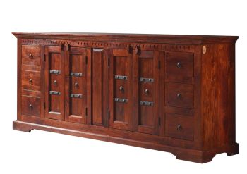 Sideboard Akazie 212x50x92 nougat lackiert OXFORD #414