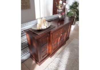 Sideboard Akazie 160x45x85 nougat lackiert OXFORD #902