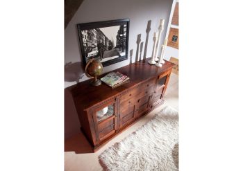 Sideboard Akazie 181x50x100 nougat lackiert OXFORD #453