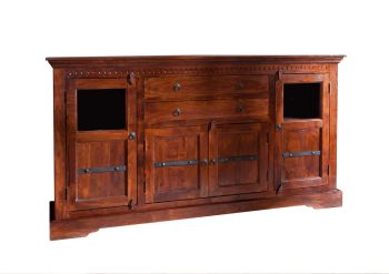 Sideboard Akazie 181x50x100 nougat lackiert OXFORD #453