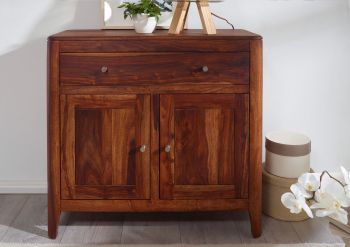 Sideboard Sheesham 88x40x85 walnuss geölt BROOKLYN #24