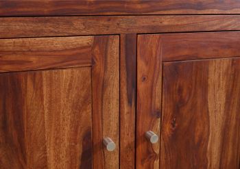 Sideboard Sheesham 88x40x85 walnuss geölt BROOKLYN #24