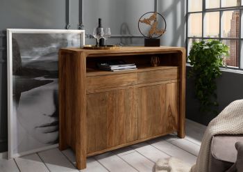 BUENO Sideboard Sheesham/Akazie - Verschiedene Farben