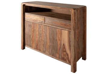 Sideboard Sheesham 120x45x100 grau geölt BUENO #2005