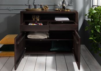 Sideboard Akazie 120x45x100 tabak lackiert BUENO #4005