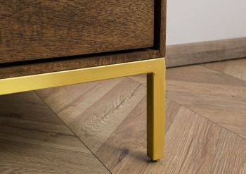Sideboard Mango 200x45x85 braun geölt CHICAGO #105