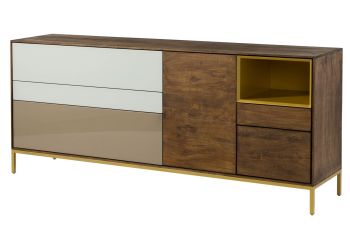 Sideboard Mango 200x45x85 braun geölt CHICAGO #105