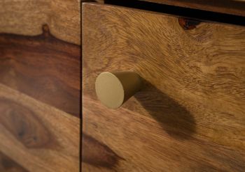 Sideboard Sheesham 140x45x80 braun lackiert ANCONA #121