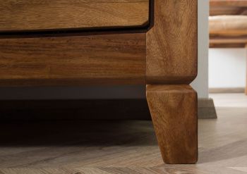 Sideboard Sheesham 175x45x80 braun lackiert ANCONA #123