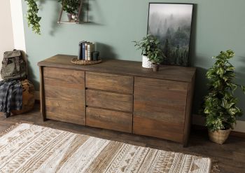 Sideboard Mango 185x48x80 braun geölt PURE MANGO #215