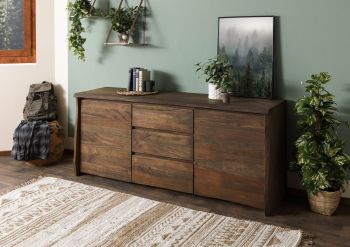 Sideboard Mango 185x48x80 braun geölt PURE MANGO #215