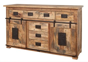 Sideboard Mango 150x45x90 natur lackiert RAILWAY #119