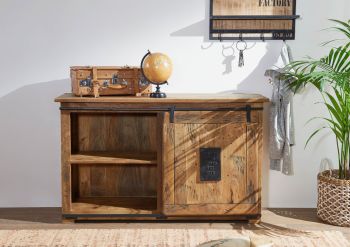 Sideboard Mango 140x45x85 natur lackiert RAILWAY #121