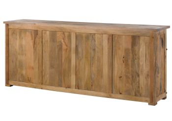 Sideboard Mango 220x45x90 natur lackiert RAILWAY #192