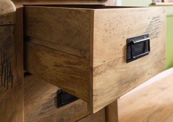 Sideboard Mango 170x45x90 natur lackiert RAILWAY #193