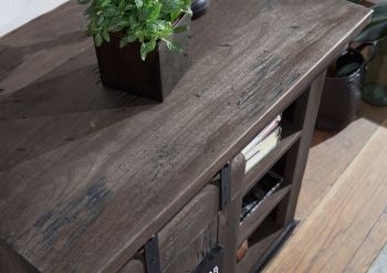Kommode Mango 70x45x70 grau lackiert RAILWAY #224