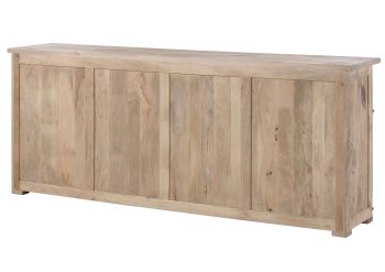 Sideboard Mango 220x45x90 whitewash lackiert RAILWAY #392