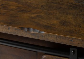 Sideboard Mango 150x45x80 braun lackiert RAILWAY #400