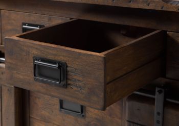 Sideboard Mango 150x45x90 braun lackiert RAILWAY #419