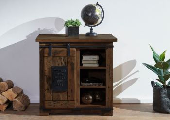 Kommode Mango 70x45x70 braun lackiert RAILWAY #424