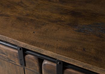 Sideboard Mango 170x45x90 braun lackiert RAILWAY #493