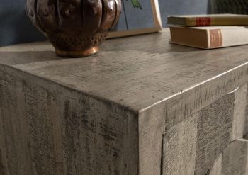 Kommode Mango 86x46x86 grau lackiert STILMÖBEL #108