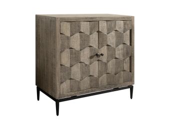 Kommode Mango 86x46x86 grau lackiert STILMÖBEL #108