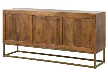 Sideboard Mango 178x46x85 braun lackiert STILMÖBEL #124