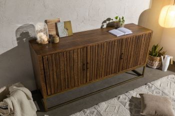 Sideboard Mango 178x46x85 braun lackiert STILMÖBEL #124