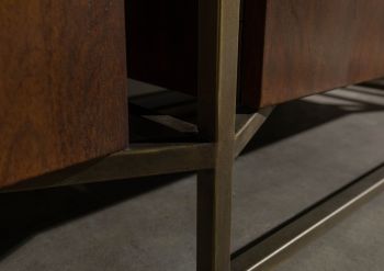 Sideboard Mango 183x46x86 braun lackiert STILMÖBEL #130