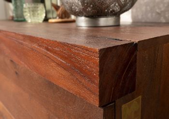 Sideboard Mango 135x45x75 braun lackiert Amsterdam #28