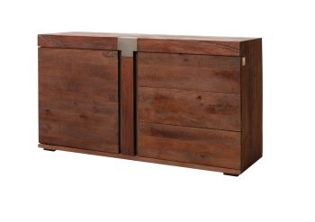 Sideboard Mango 135x45x75 braun lackiert Amsterdam #28
