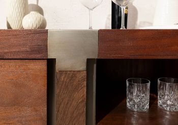 Sideboard Mango 215x45x75 braun lackiert Amsterdam #29