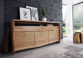 Sideboard Akazie 191x45x96 natur lackiert PURE ACACIA #102