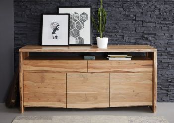 Sideboard Akazie 191x45x96 natur lackiert PURE ACACIA #102