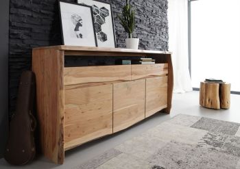 Sideboard Akazie 191x45x96 natur lackiert PURE ACACIA #102