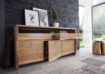 Sideboard Akazie 191x45x96 natur lackiert PURE ACACIA #102