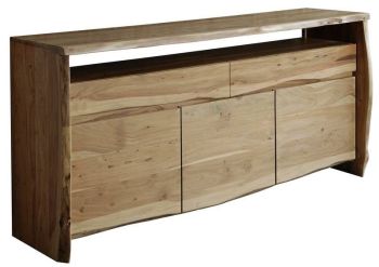 Sideboard Akazie 191x45x96 natur lackiert PURE ACACIA #102