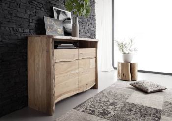 Sideboard Akazie 131x45x96 natur lackiert PURE ACACIA #103