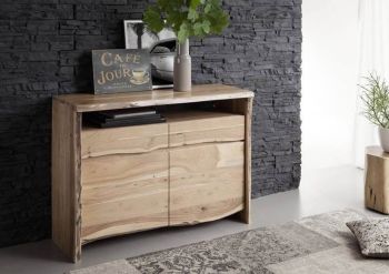 Sideboard Akazie 131x45x96 natur lackiert PURE ACACIA #103