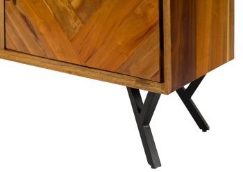 Sideboard Altholz 180x40x81 natur lackiert AVIGNON #111