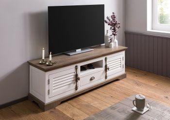 TV-Board Mango 170x45x55 weiß lackiert TOULOUSE #111
