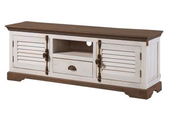 TV-Board Mango 170x45x55 weiß lackiert TOULOUSE #111