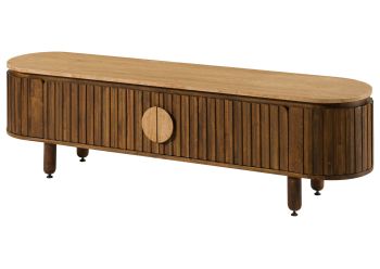 TV-Board Mango 180x40x50 braun geölt KYOTO #113