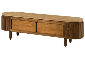 TV-Board Mango 180x40x50 braun geölt KYOTO #113