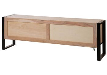 Lowboard Akazie / Altholz 180x40x60 natur lackiert DENVER #115