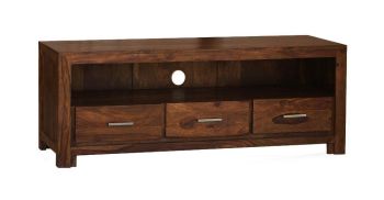 TV-Board Sheesham 148x50x55 life honey lackiert METRO LIFE #129