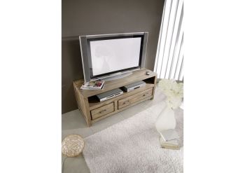 TV-Board Sheesham 148x55x60 braun geölt BUDDHA #118