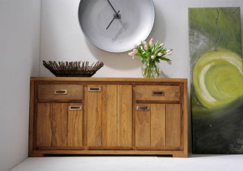 Sideboard Sheesham 148x47x75  braun geölt NATURE BROWN #857