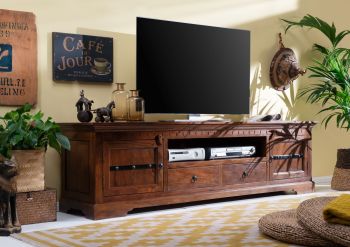 TV-Board Akazie 200x45x55 nougat lackiert OXFORD #326